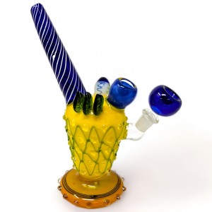 9" Pineapple Puff - Sip, Smoke, & Chill In Style Water Pipe [AMA04]